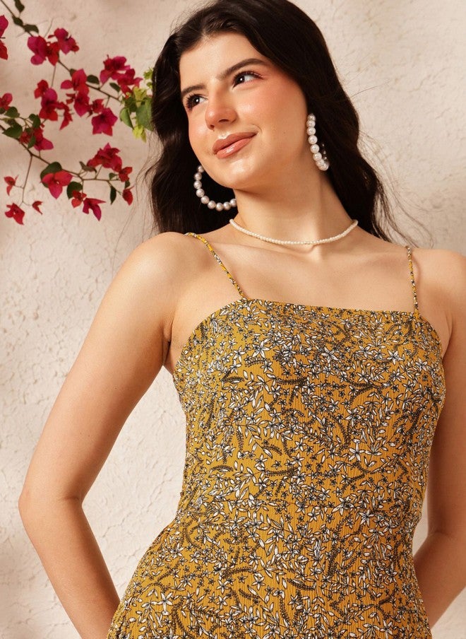STREET 9 فستان ماكسي بقصة ضيقة وواسعة للنساء - Image 3