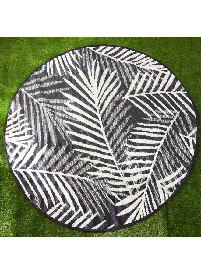 ARLO Ferns Print Round Outdoor Indoor Mat 180X180 Cm - Image 1