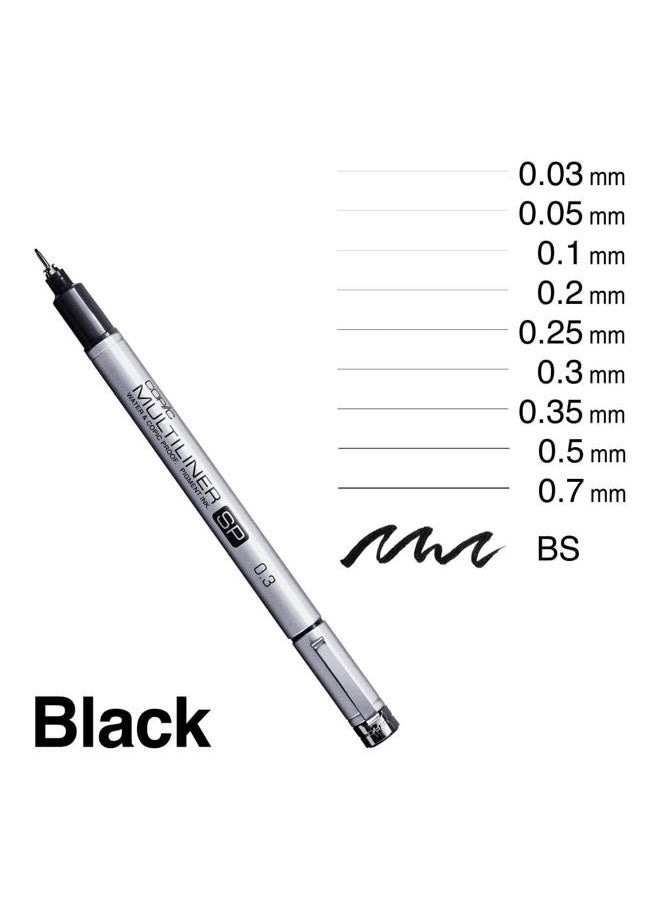 COPIC - Sketch, Alcohol-based Markers, 5 pcs + Multiliner Pen SP, Blending Basics - Image 1