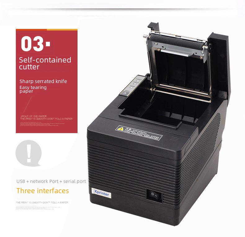 Xinye Xp-Q260Iii C260K Thermal Receipt Printer 80Mm With Cutter Beeping Usb + String + Net - Image 4