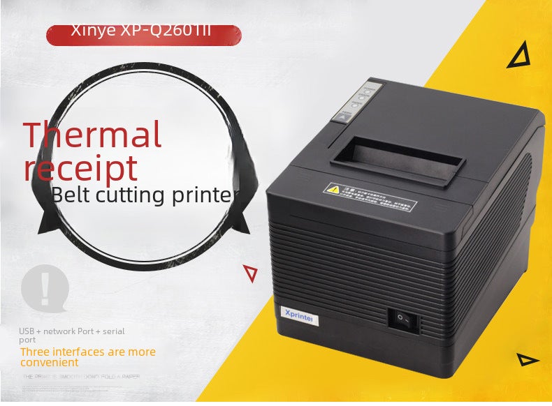 Xinye Xp-Q260Iii C260K Thermal Receipt Printer 80Mm With Cutter Beeping Usb + String + Net - Image 1