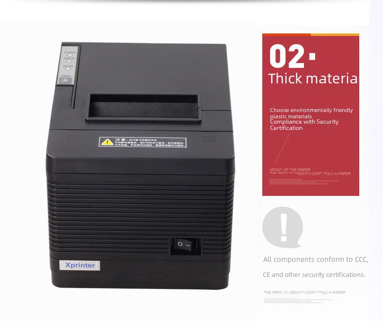 Xinye Xp-Q260Iii C260K Thermal Receipt Printer 80Mm With Cutter Beeping Usb + String + Net - Image 3