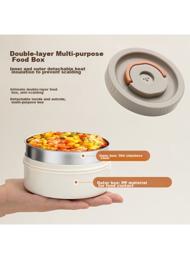 Asd 304 Stainless Steel Insulated Lunch Box, Portable Pot, Student Insulated Container, Rws20h9wg-w - Image 3