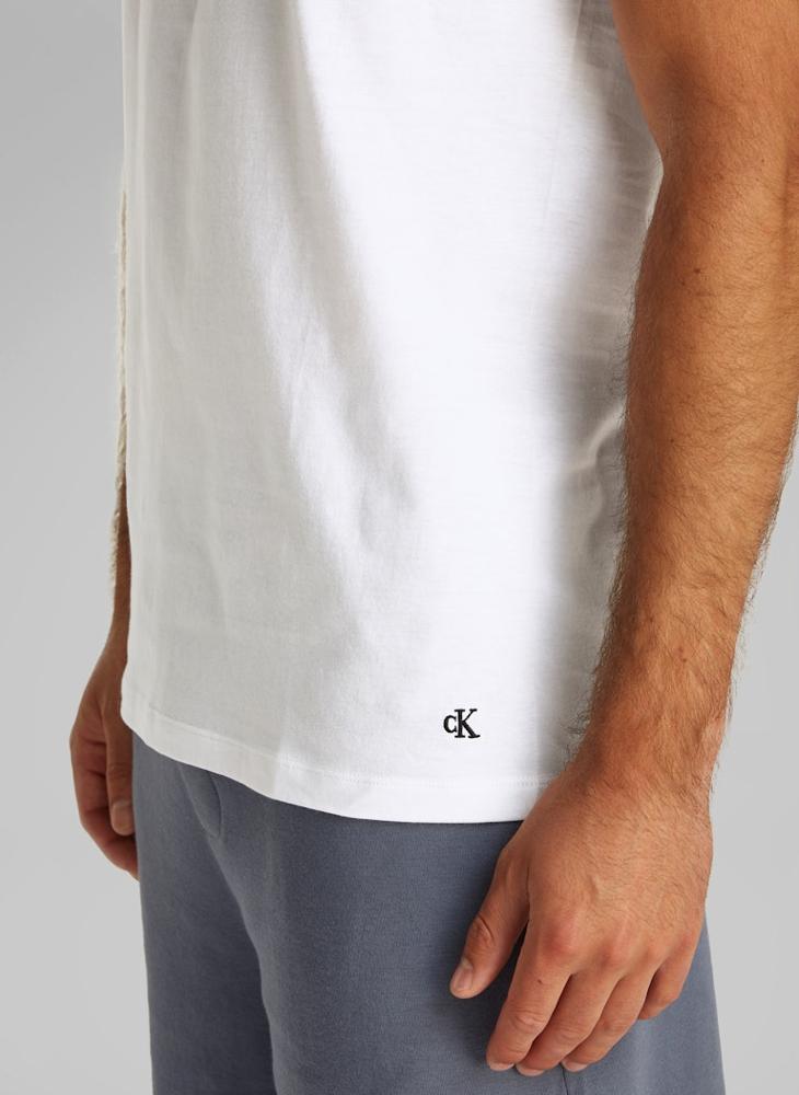 CALVIN KLEIN 3 Pack Crewneck T-Shirts - Cotton Classics - Image 3