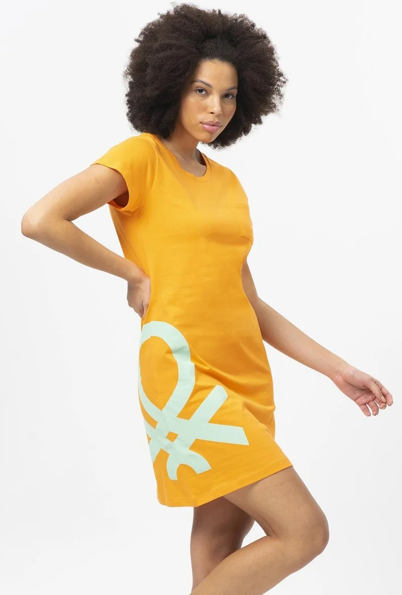 يونايتد كولورز أوف بينتيون BNT-W20404 Benetton 71484 Women's Dress