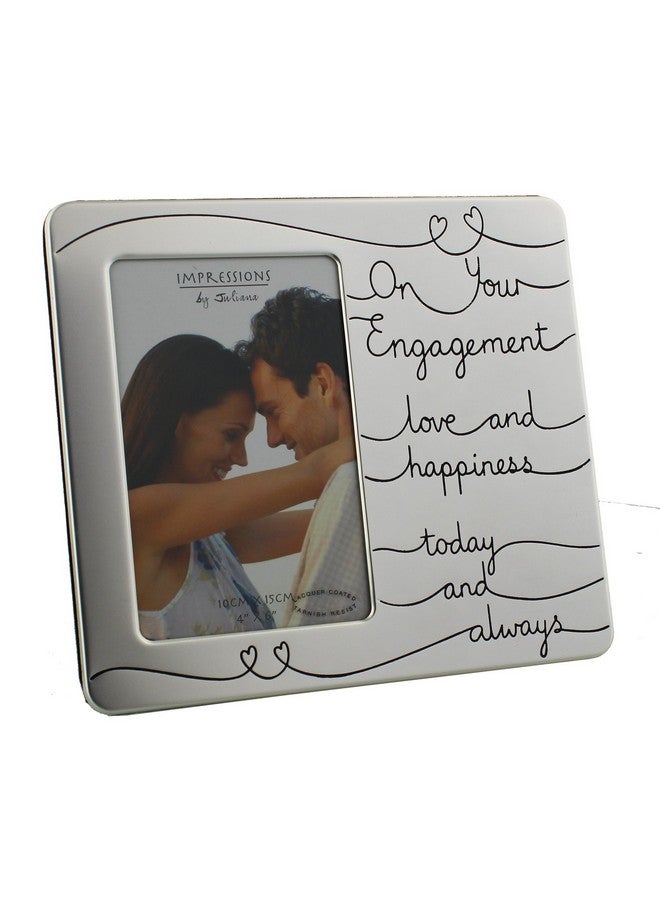 Oaktree Gifts On Your Engagement Love & Happiness Photo Frame 4 x 6