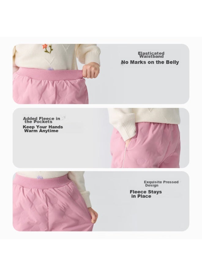 Balabala Balabala Children's Clothing, Boys And Girls Down Pants, Winter Long Pants, Warm Joggers, 208424108203  - Image 3