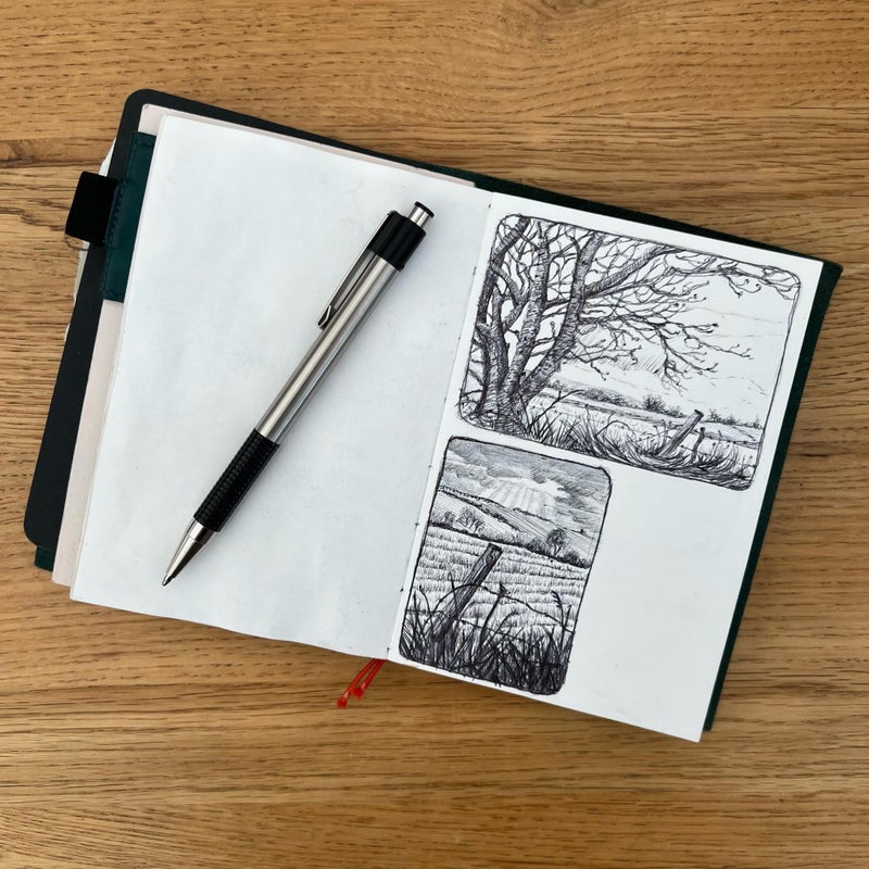 Zebra Pen F-301 Ballpoint Black Ink Fine Point 0.7mm Pen, Easy-Glide Ink, Stainless Steel Retractable, Non-Slip Grip, Professional Design, Ideal for Office, Journal and Planner Use, 2-Pack (27112) - Image 3