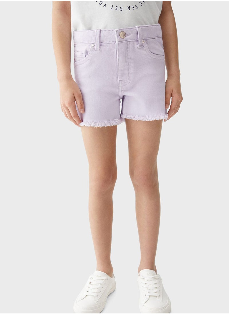 MANGO - Kids Denim Shorts - Image 1