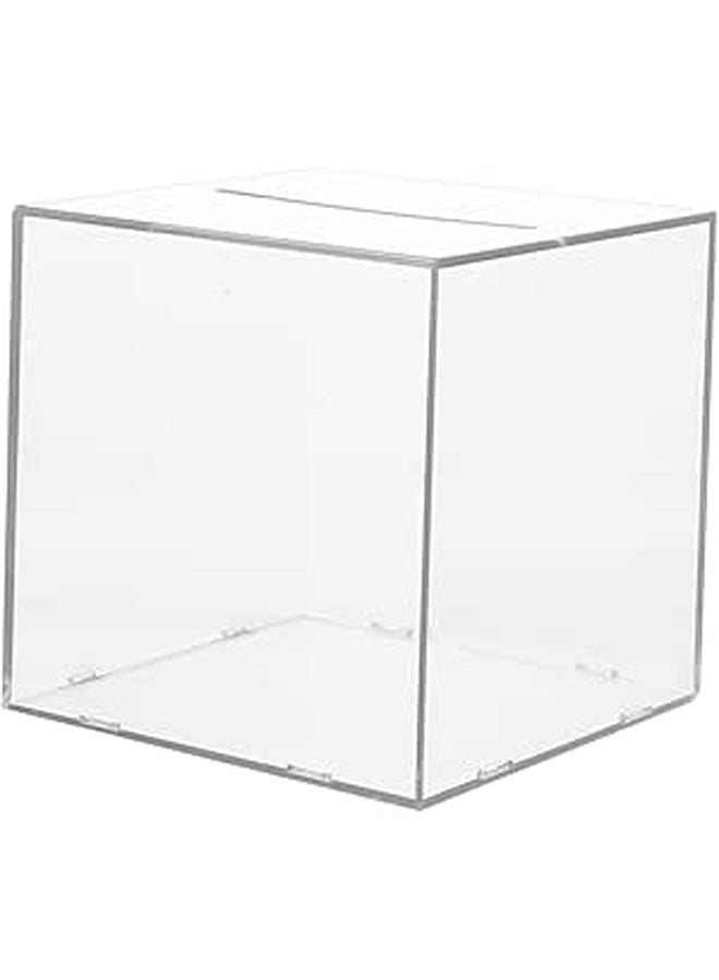 Acrylic Transparent Money Saving Jar Unopenable Piggy Bank For Home Decor - Image 1