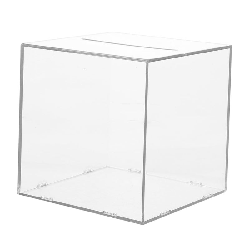 Acrylic Transparent Money Saving Jar Unopenable Piggy Bank For Home Decor - Image 2