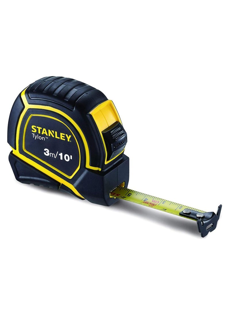 Stanley Tylon Short Measuring Tape Yellow and Black 3m x 15mm  - Image 3