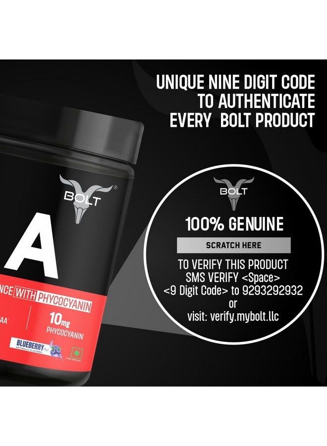 BOLT بولت نوتريشن Eaa 300 جرام، 30 حصة | تسعة أحماض أمينية أساسية مع Bcaa 5000 | مكمل Eaa للرجال والنساء - نكهة التوت الأزرق - مسحوق - Image 4