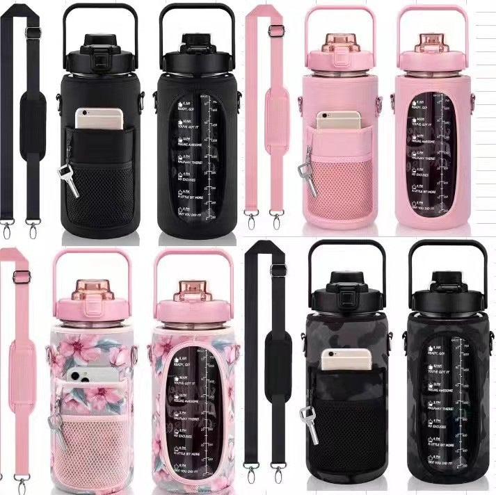 Factory Sbr Diving Material Outdoor Sports Kettle Cup Cover Portable Strap Portable Warm Pot Protective Cover - Image 3