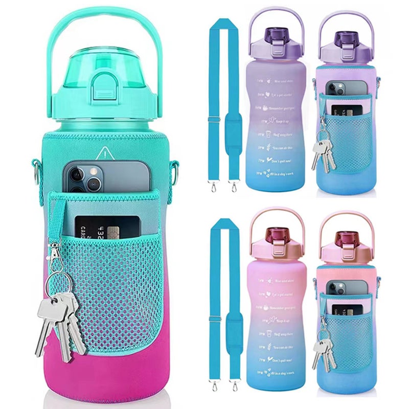 Factory Sbr Diving Material Outdoor Sports Kettle Cup Cover Portable Strap Portable Warm Pot Protective Cover - Image 5