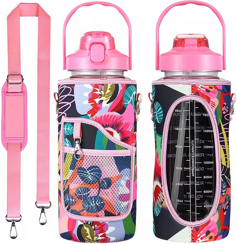 Factory Sbr Diving Material Outdoor Sports Kettle Cup Cover Portable Strap Portable Warm Pot Protective Cover - Image 1