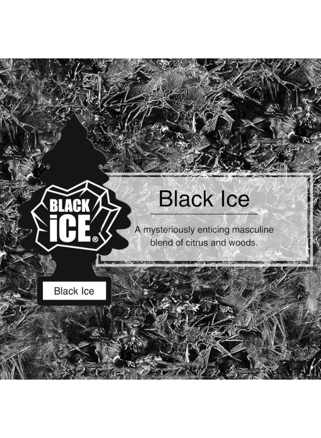 Little Trees Air Freshener Tree Black Ice Fragrance For Car - Six Pack - Image 4