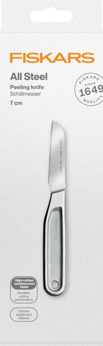 FISKARS Stainless Steel All Steel Peeling Knife 7Cm 1062889 - Image 5