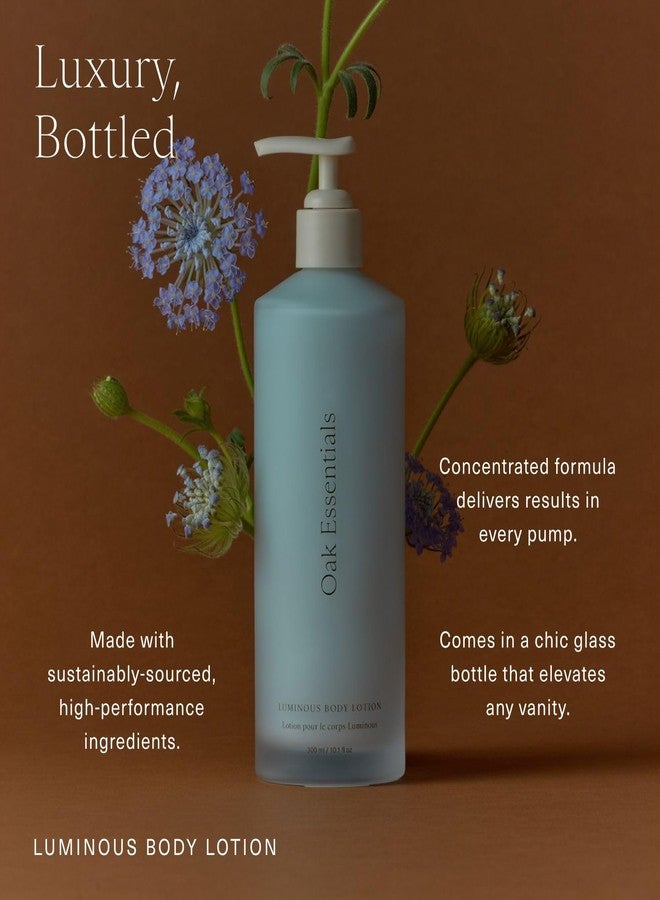 Oak Essentials Luminous Body Lotion, Travel Body Lotion for Women with Blue Tansy, Rose Oil, Shea Butter and Coconut Oil, Lightweight Moisturizer for Dry and Sensitive Skin, 1.33 Fl Oz - Image 5