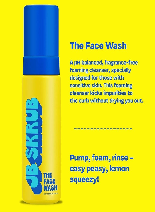 JB SKRUB Foaming Acne Face Wash and Citrus Scented Boys Body Wash Gift Set - Teen,Tween and Kid Skincare Duo - Fight Acne, Conquer Adolescent Funk with Confidence - Image 5