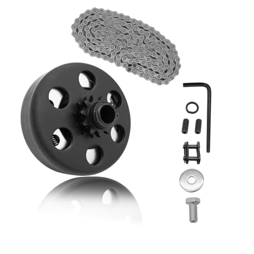 KRGUOD Centrifugal Clutch 34 Bore 12 Tooth with 35 Chain for Predator 212 Honda GC GX Engines and Most 265HP Small Engines performance Parts Perfect for MiniBike Go Kart Lawnmower - Image 1