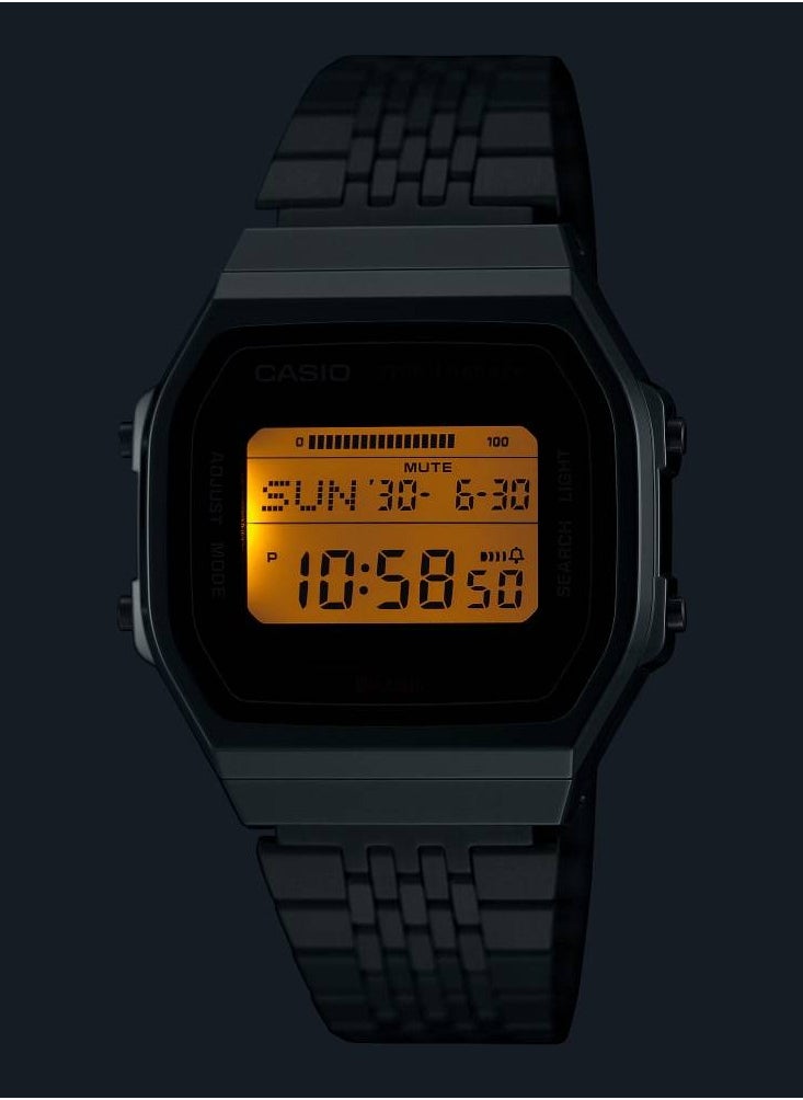 CASIO - ساعة كلاسيكية من الفولاذ المقاوم للصدأ مزودة بخاصية تتبع الخطوات بتقنية البلوتوث ABL-100WE-1A - Image 1