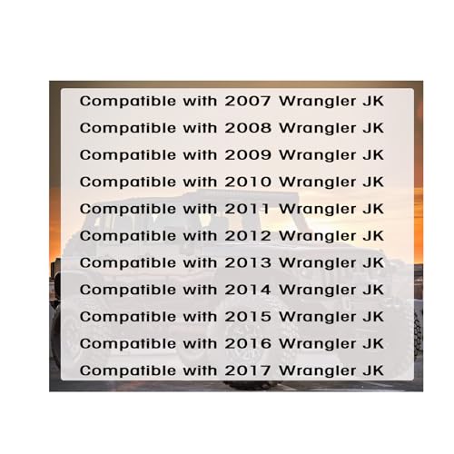 BOATSHIP 7 Inch Round Headlight Mounting Bracket Retaining Ring Black with Headlight Metal Ring Left and Right Compatible with 2007-2017 Jeep Wrangler JK - Image 4