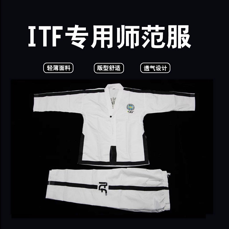 Manufacturers Produce Itf Taekwondo Normal Clothing Taekwondo Taekwondo Quality Clothing Karate Judo Martial Arts Competition Training Clothing - Image 1