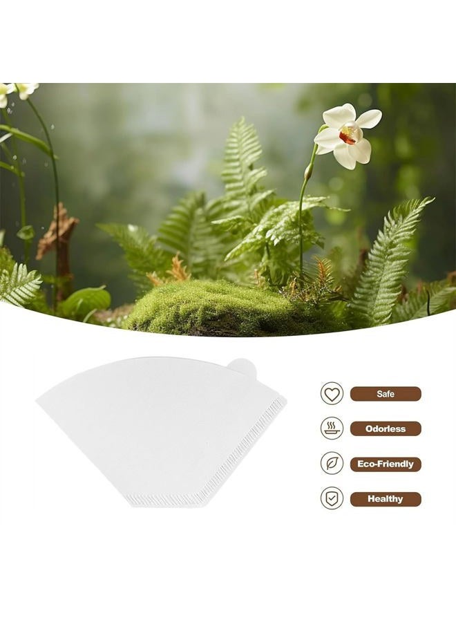 Rinakou 100 Count Cone Coffee Filters, Paper Filter Compatible With Fellow Aiden Cone Shaped Single Serve Basket (Cone Shaped) - Image 5
