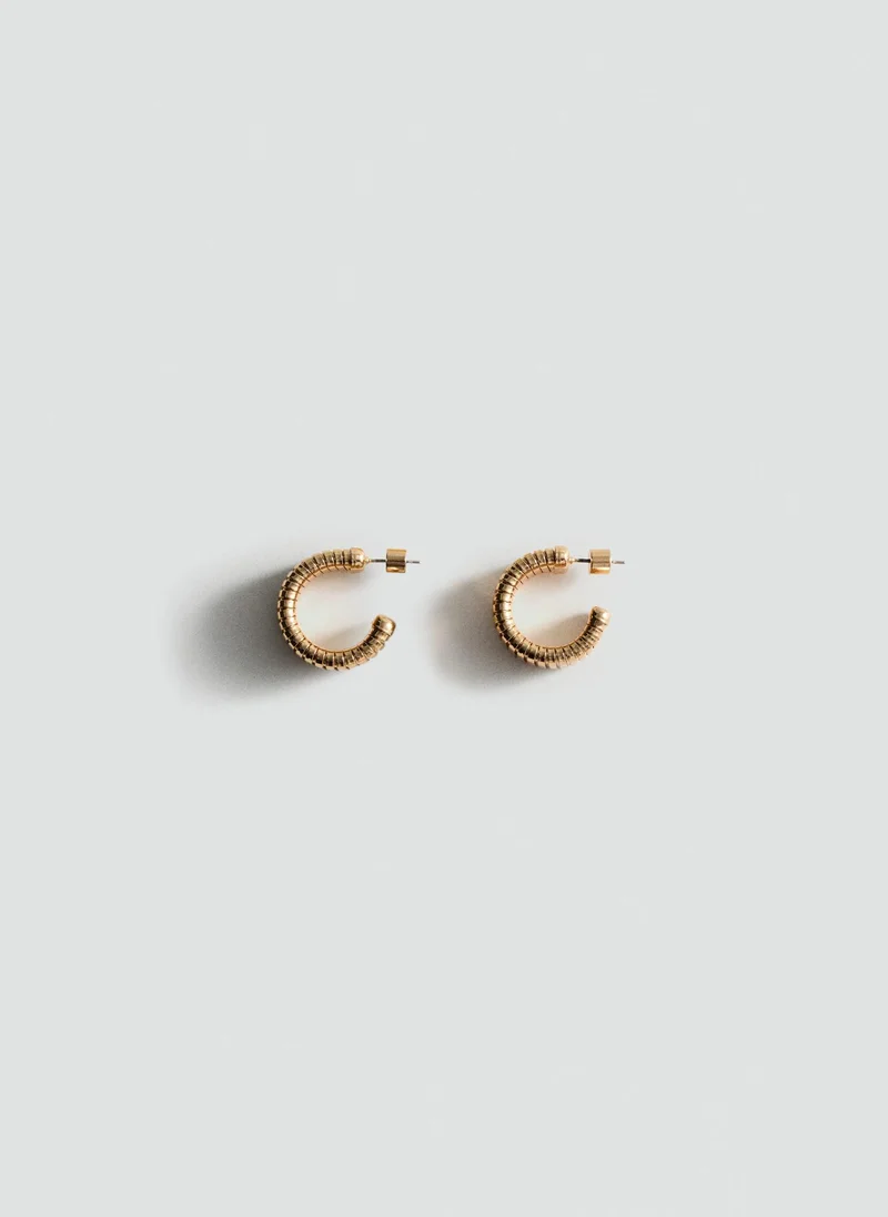 MANGO Lexi Hoop Earrings