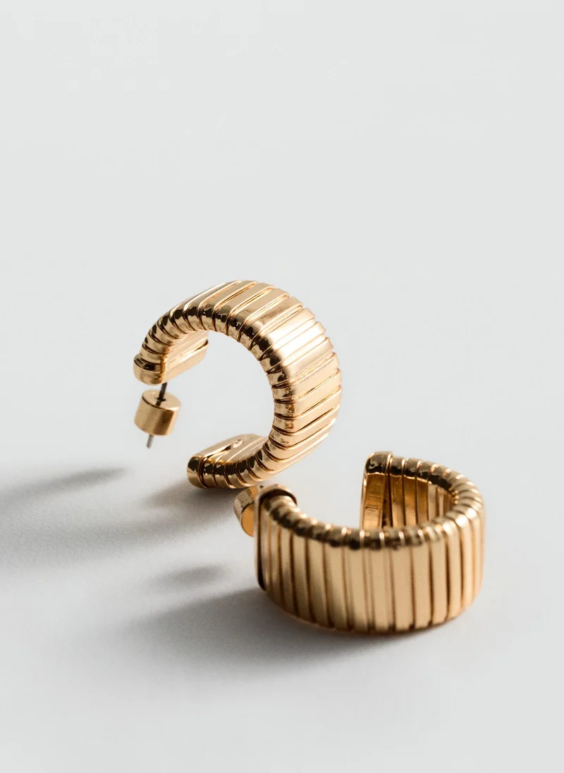 MANGO Lexi Hoop Earrings