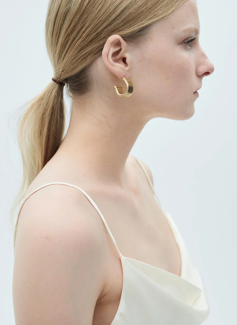 MANGO Lexi Hoop Earrings