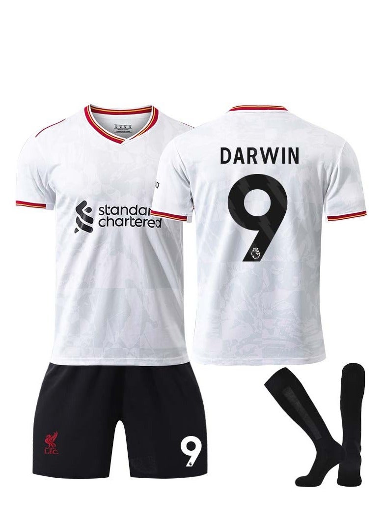 Liverpool 24-25 Third Kit Football Kits DARWIN #9 Fans Football Jersey/Shorts Socks Gift Set Youth Sizes and Adult - Image 1
