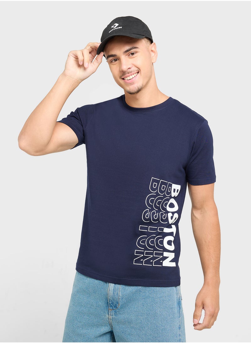 Seventy Five Basics Printed T-Shirt  - Image 1