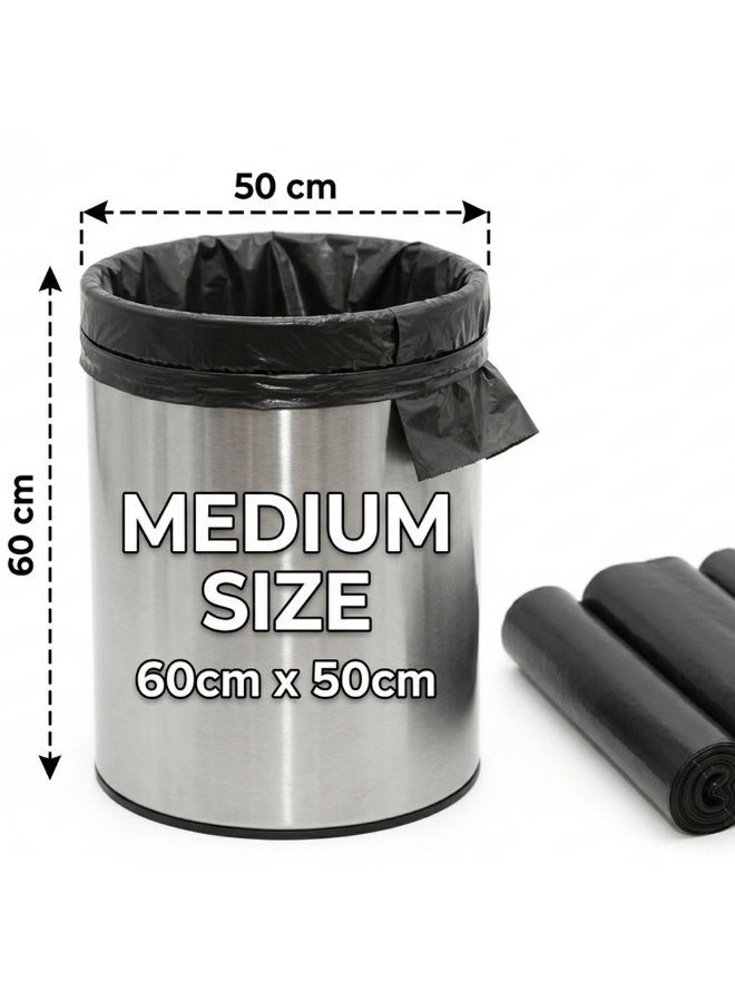 Aurheim Garbage Bags Heavy Duty Trash Rolls 10 Gallons, 100 Bag, 25 Bag per Roll (4-Rolls 60x50) - Image 3