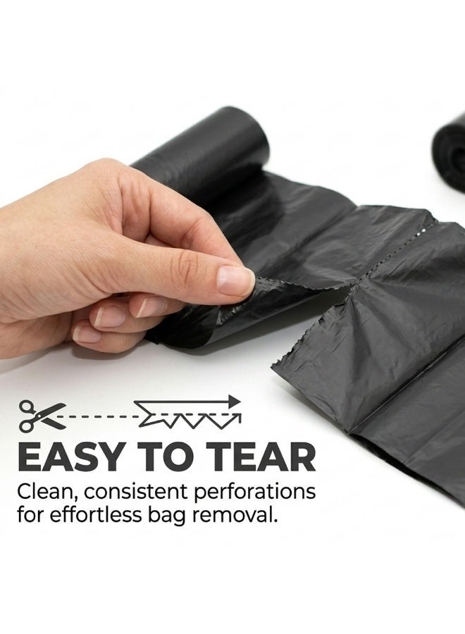 Aurheim Garbage Bags Heavy Duty Trash Rolls 10 Gallons, 100 Bag, 25 Bag per Roll (4-Rolls 60x50) - Image 2