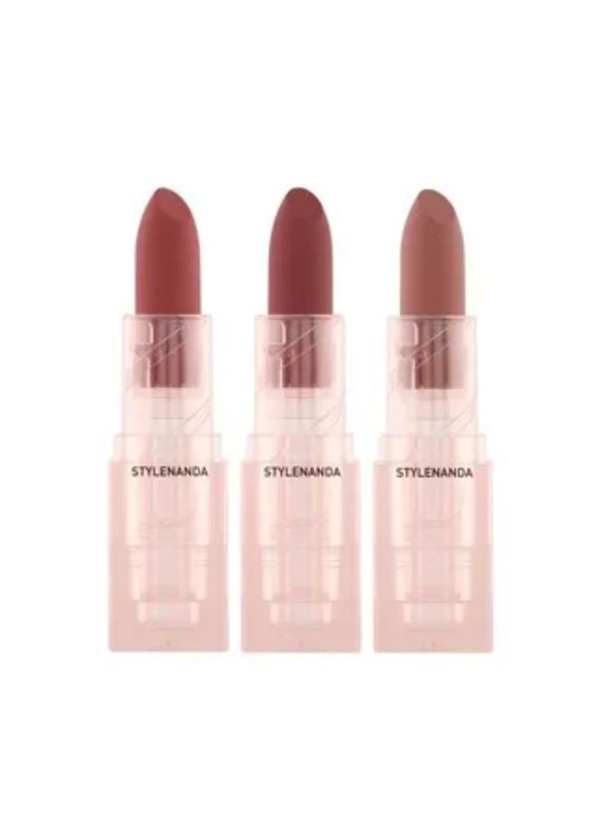 3ce - Soft Matte Lipstick Clear Layer Cool Edition Chill Move - Image 1