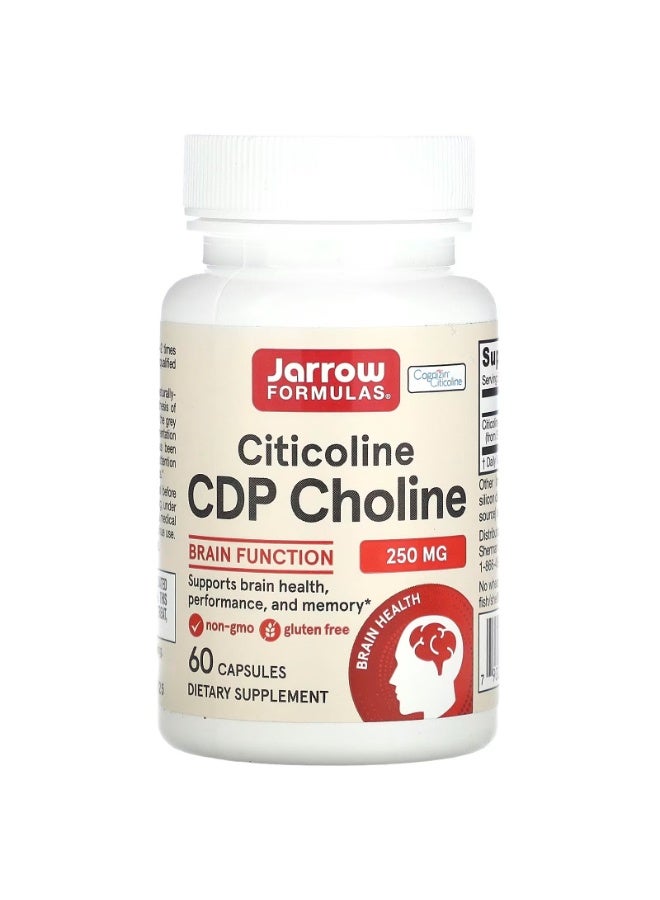 jarrow formulas Citicoline, 250 mg, 60 Capsules