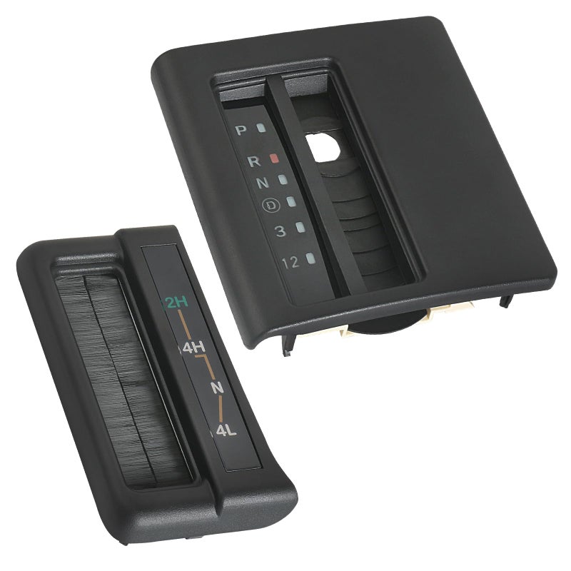 Shifter Bezel Cover for Transfer Case Automatic Transmission Floor Console Compatible with Jeep Cherokee XJ 19972001 Gear Selector Shift Indicator Panel Repair Accessories Parts