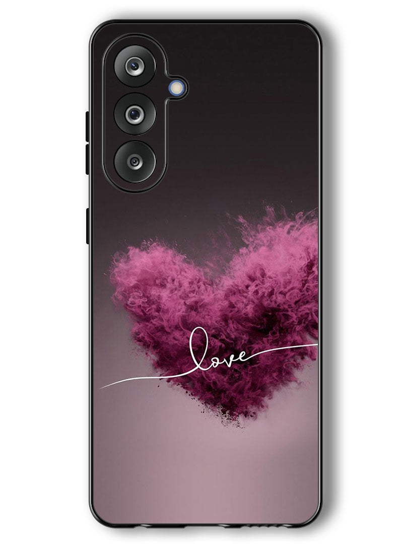 Theodor Case Compatible with Samsung Galaxy F36/ M36 6.7 Inch Protection Shockproof Bumper Cover Love - Image 1