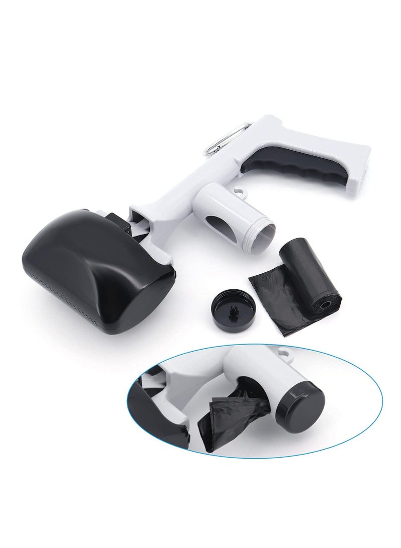 XiuWoo Portable Dog Scoop & Gripper, 2-in-1 Pet Waste Cleaner, Lightweight, Durable, Easy-to-Use, Ideal for Outdoor Use - Image 3