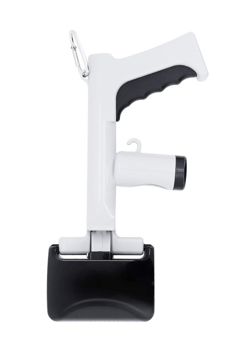 XiuWoo Portable Dog Scoop & Gripper, 2-in-1 Pet Waste Cleaner, Lightweight, Durable, Easy-to-Use, Ideal for Outdoor Use - Image 2