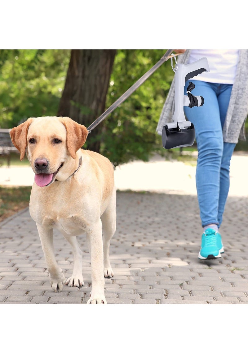 XiuWoo Portable Dog Scoop & Gripper, 2-in-1 Pet Waste Cleaner, Lightweight, Durable, Easy-to-Use, Ideal for Outdoor Use - Image 4