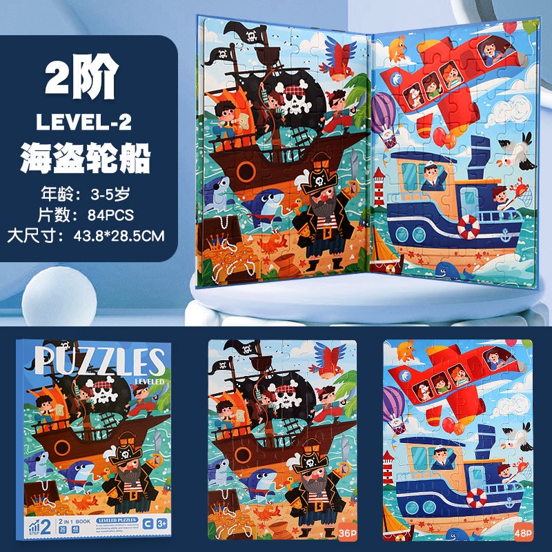 Children'S Magnetic Puzzles, Advanced Educational Puzzles, Educational Toys For Boys And Girls, Magnetic Puzzles For Ages 2-3 To 6 Years Old - Image 1