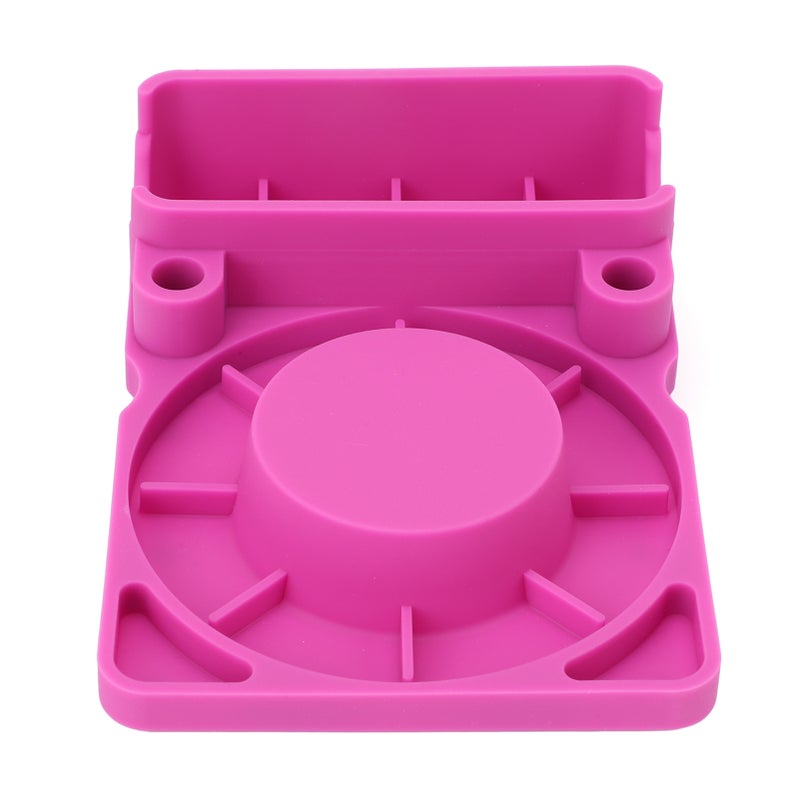 Cup Drainer Rack Silicone Water Bottle Drying Rack Cup Stand with Lid and Straw Holder for Countertop Rose Red - Image 5