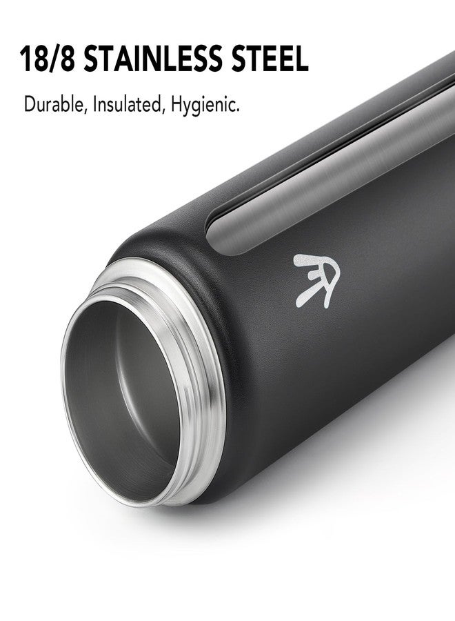 Enerbone زجاجة مياه معزولة من إنيربوين، سعة 32 أونصة، مصنوعة من الفولاذ المقاوم للصدأ، مزودة بحزام حمل، ترمس معزول بجدار مزدوج بتقنية التفريغ، زجاجة رياضية مانعة للتسرب مع ماصة، تحافظ على المشروبات ساخنة أو باردة لساعات. - Image 4