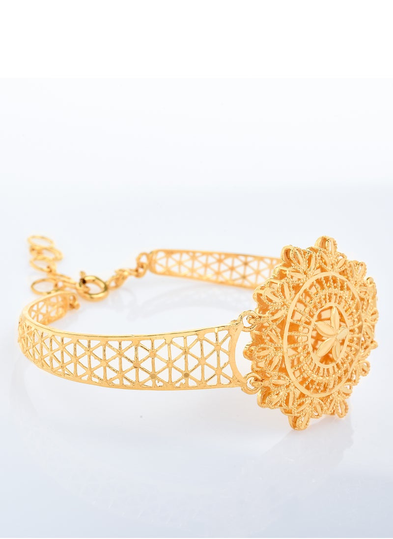 BAFLEH JEWELLERY Crafted in Purity: Handcrafted 22kt Gold Bangles for the Modern Woman  - Image 1