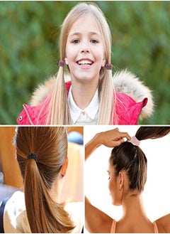 Chuangdi 12 Pieces Cotton Hair Ties Braided Hair Bands Elastic Hair Ties Ropes Braided Ponytail Holders Hair Accessories For Women Girls Thick Heavy And Curly Hair (Mixed Colors)  - Image 3