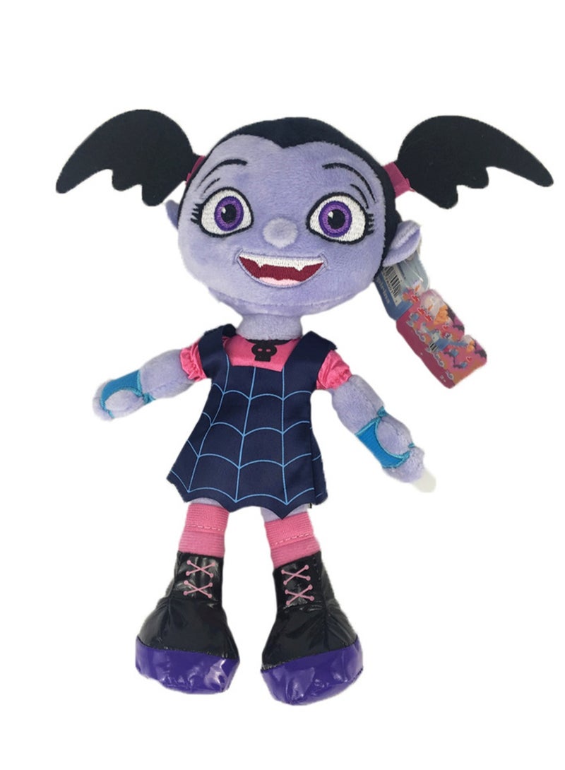 25cm Batgirl Vampire Girl Purple Cute Plush Toy Birthday Gift - Image 1