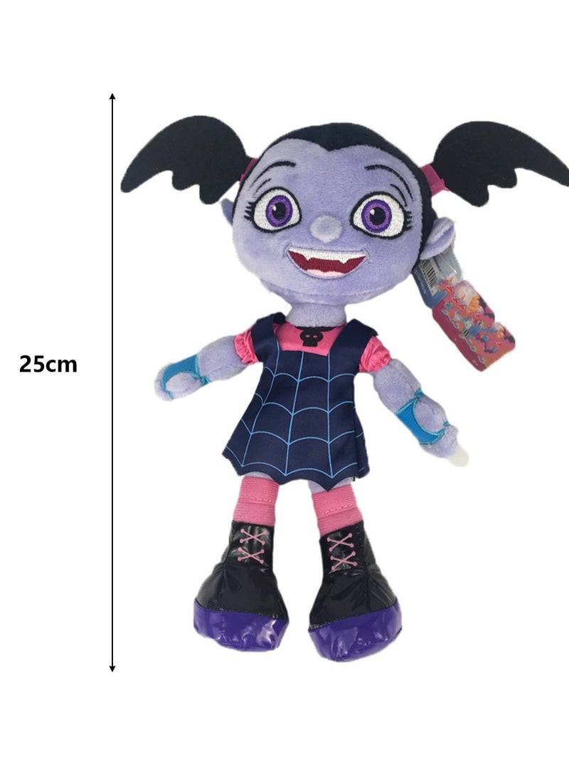 25cm Batgirl Vampire Girl Purple Cute Plush Toy Birthday Gift - Image 2